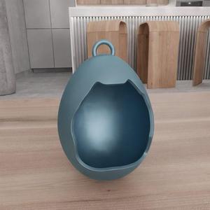 3D Easter Egg Tree Ornament as 3D Stl File & Easter Gift, Easter Day, 3D Printing, Easter Decor, 3D Print File, Easter Ornament