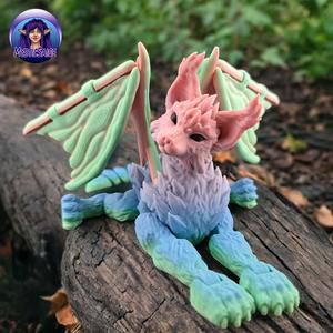Dragon Cat – Articulated Print-in-Place