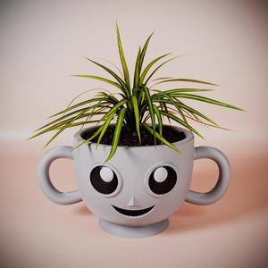 Plantastic Dumbo Ears Cute Pot 3D Print Stl File | 3D Printers |Home Decor – Digital Download Fun, Succulent, Planter, Dumbo, Happy, Planter