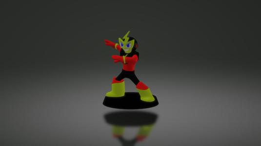 Elecman – Megaman 1 – Robot Master – Figure and Miniature