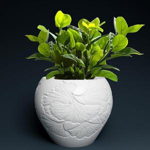 Plant pot with drainage 3D Printer STL file: instant download, Plant lovers gift