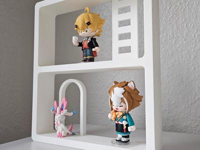 Modular Figurine Display House Style