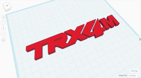 Traxxas Logo + TRX4m logo