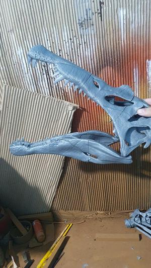 Spinosaurus skull 3d print