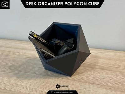 Desk Organizer Polygon Cube Lite