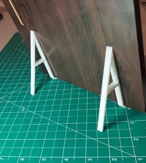 Plaque Stand Supports (Easy print, minimal filament)