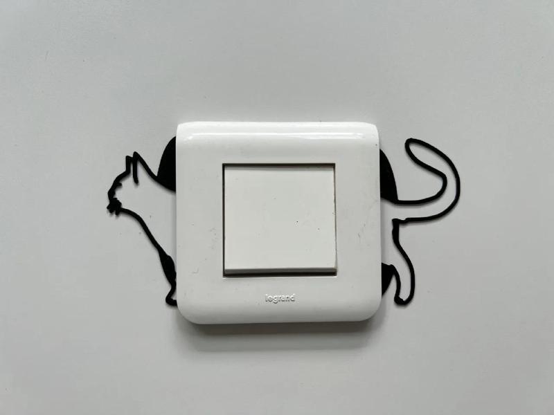 Wall Light Switch Decoration #10