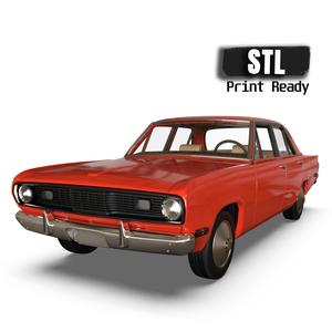 3D file 1971 Valiant Third gen duel 4 Door classic cars
