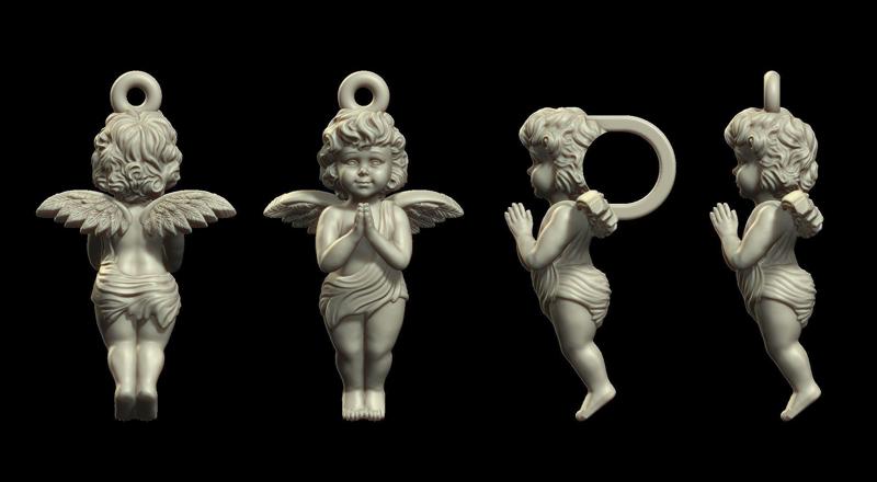 Angel pendant Version 1