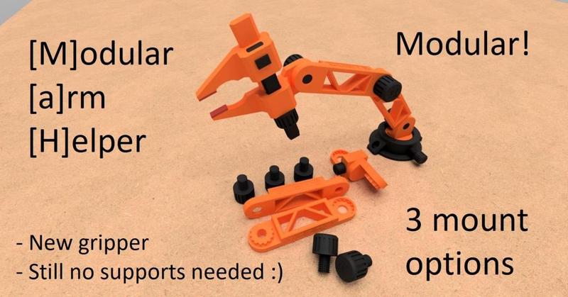 MaH – Modular Arm Helper – No support – Easy print