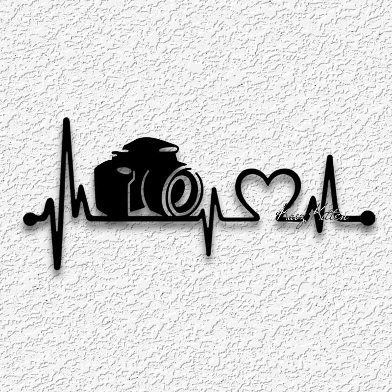 camera angle heartbeat wall art photography home decor