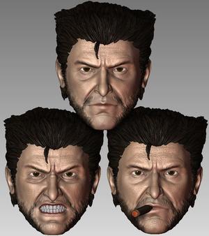Pack Logan Wolverine Headsculpt Days of Future Past Version