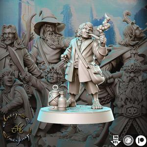 Bilbo The Hobbit The Lord of the Rings LOTR 32mm Pre-supported