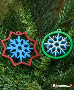 Spinning Ornament (Snowflake)