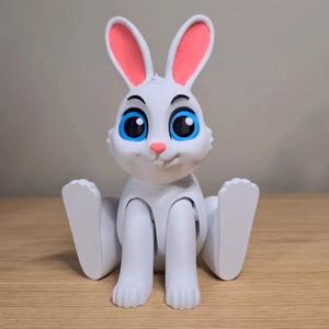 Cute Flexi Bunny Rabbit – Print in Place