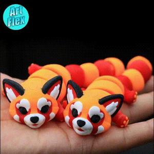 Adorable Flexi Red-Panda Print In Place