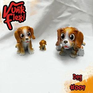 Pet Dog Flexi Print-In-Place + figure & keychain