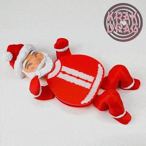 Santa Mug Hugger: Self-Adjusting Coaster
