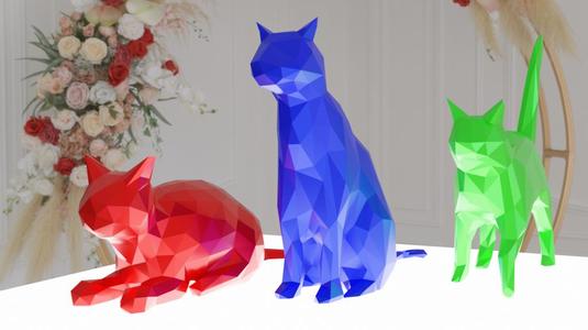 Low Poly Cat Pack!