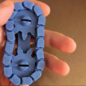 Fidget chain and gear