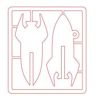 Simple Rocket Kit Card - Laser Cutting