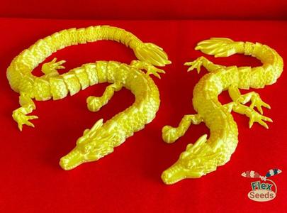 Flexi Japanese Dragon (Print-in-place)