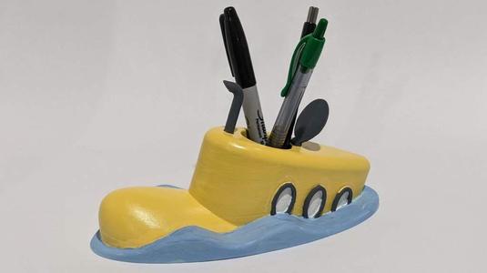 Submarine Pencil Holder