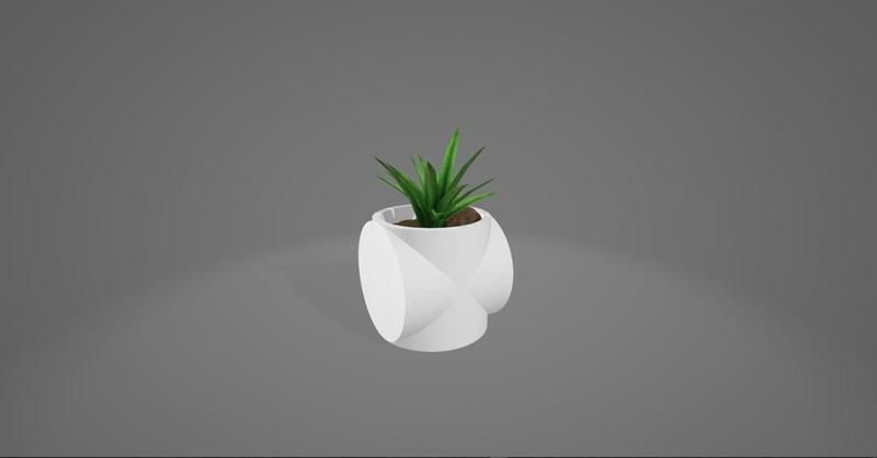 Cross Cylinder Vase