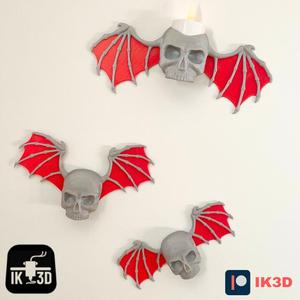 Sull Bat Wall Decor / Candle Holder Bundle