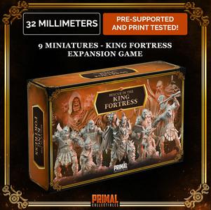 9 miniatures - RPG expansion game - RETURN OF THE KING FORTRESS- MASTERS OF DUNGEONS QUEST - Premium Package