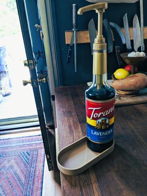 Torani Syrup Pump Bottle - Drip Tray