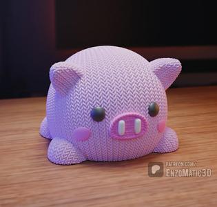 cerdo de punto squishmallow - 3MF - STL
