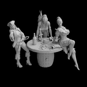 Pirate's Hideout: modular warehouse terrain & pinups [Personal]