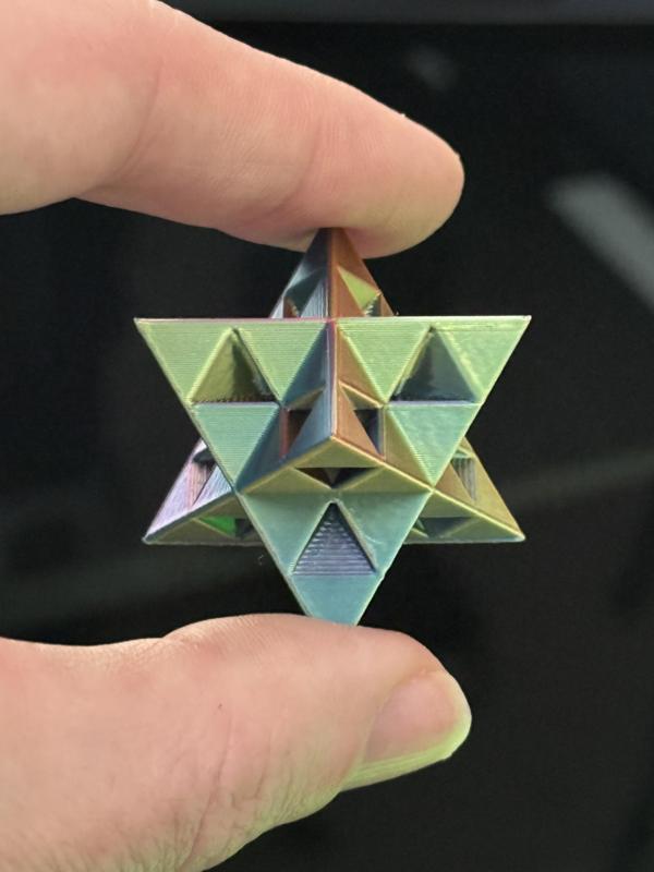 Sierpiński Stella Octangula (Fast Print/No Supports)