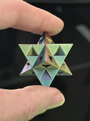 Sierpiński Stella Octangula (Fast Print/No Supports)