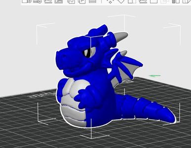 BLUE Dragon STL