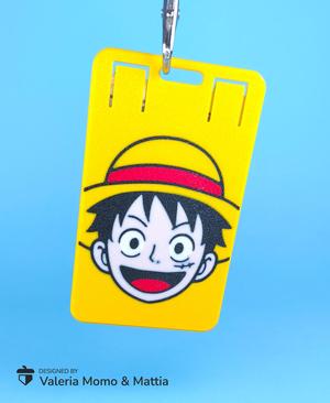  Captain Luffy Badge & Card Holder (Standard Size)
