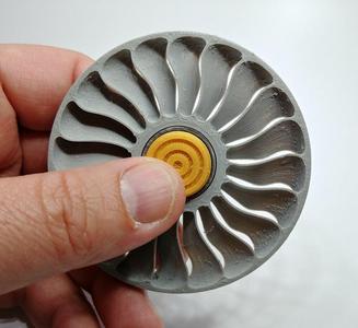 Modern Jet Turbine Fan Fidget Spinner