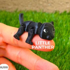 Little Panther / Keychain / Articulated Fidget Toy