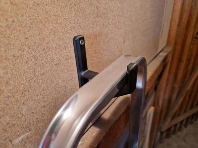 step ladder wall mount   