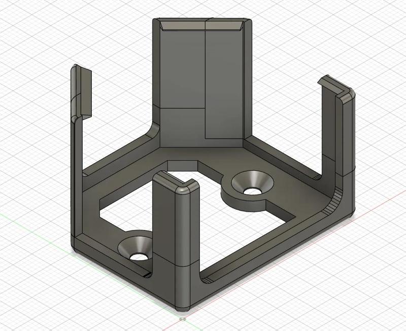 Shelly plus + Add-On mount (1PM/2PM/dimmer/i4/gen3)   