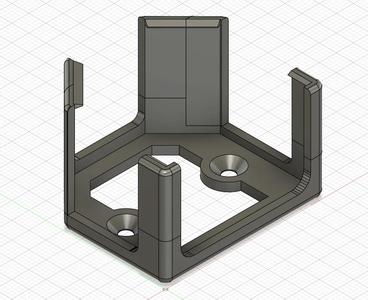 Shelly plus + Add-On mount (1PM/2PM/dimmer/i4/gen3)   