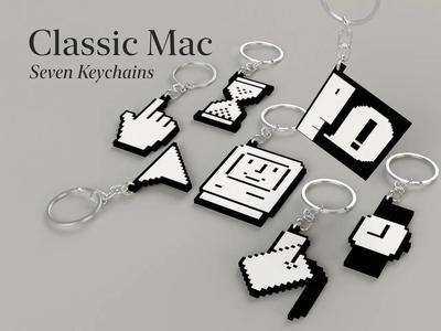 Macintosh Icons Keychains   