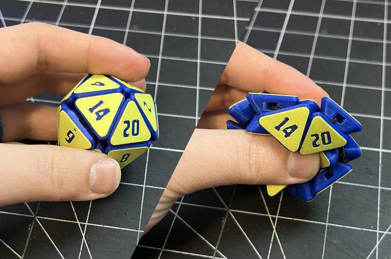 Squishy Fidget D20
