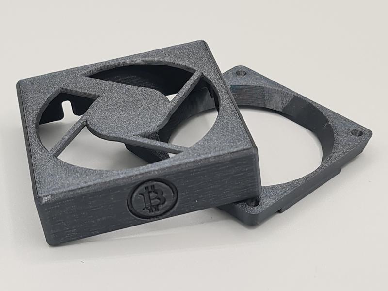 Fan cover and shroud for 52PI Low Profile Plus for Bitaxe