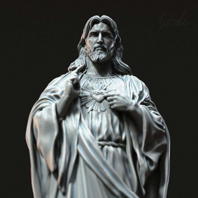 Jesus Sculpture 08