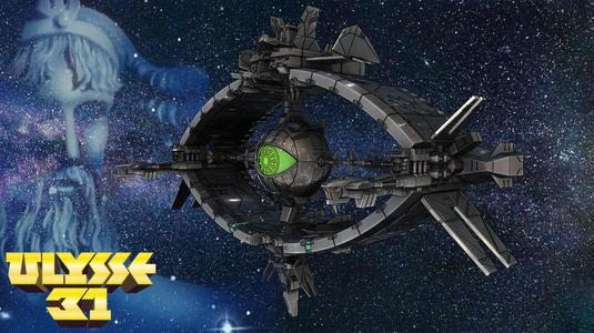ODYSSEY - ULYSSES 31 SHIP - DETAILED WITH INSTRUCTIONS