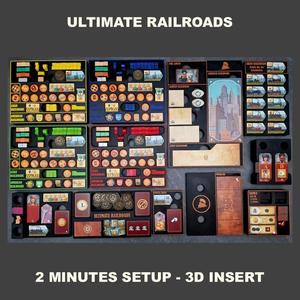 ULTIMATE RAILROADS - INSERT, EINSATZ, INLAY, ORGANIZER   