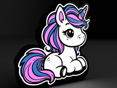Unicorn Lightbox | LED Lamp | AMS (4 colors)