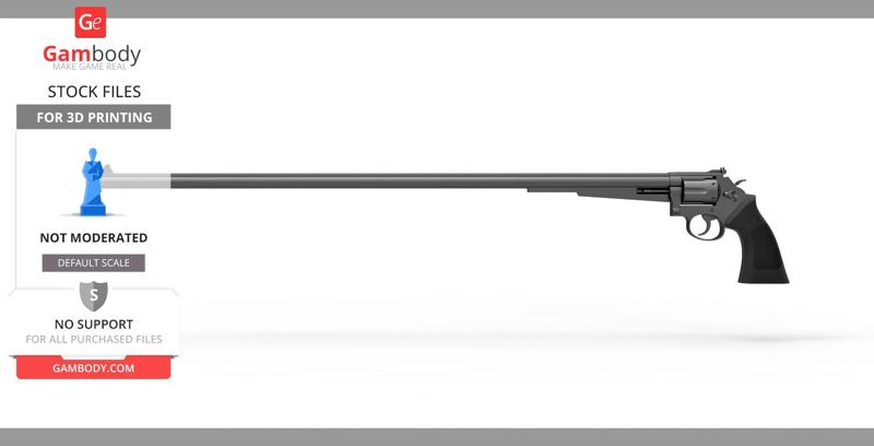 Long Barrel Revolver of Joker - Batman 1989